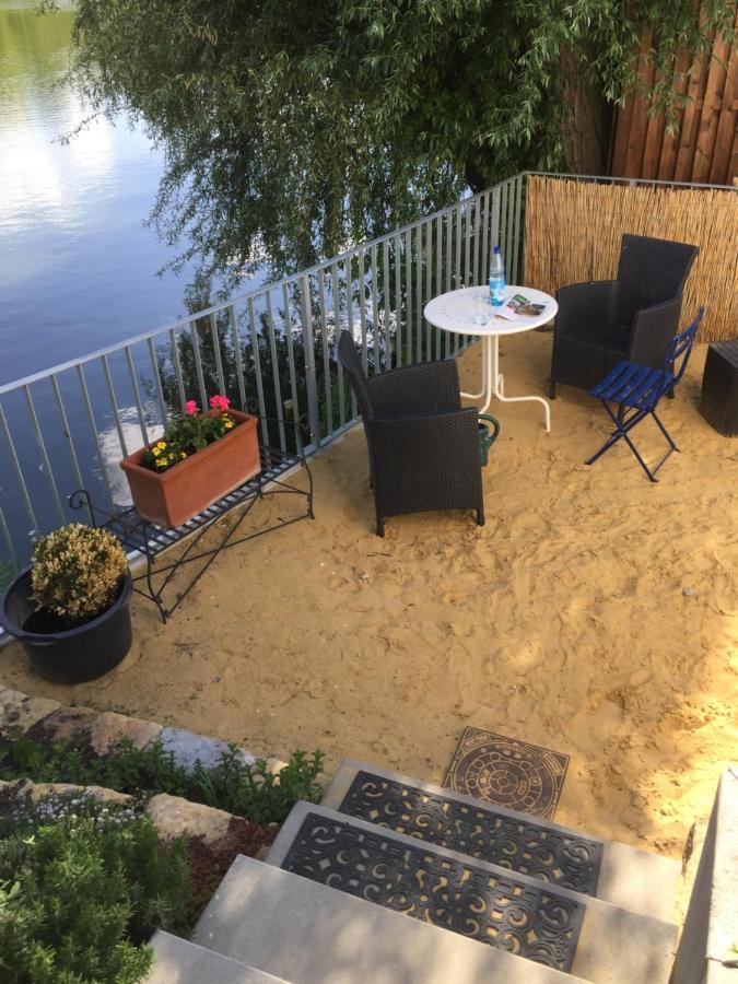 Familienfreundliche Ferienwohnung Am See ซึมเมอร์ดา ภายนอก รูปภาพ