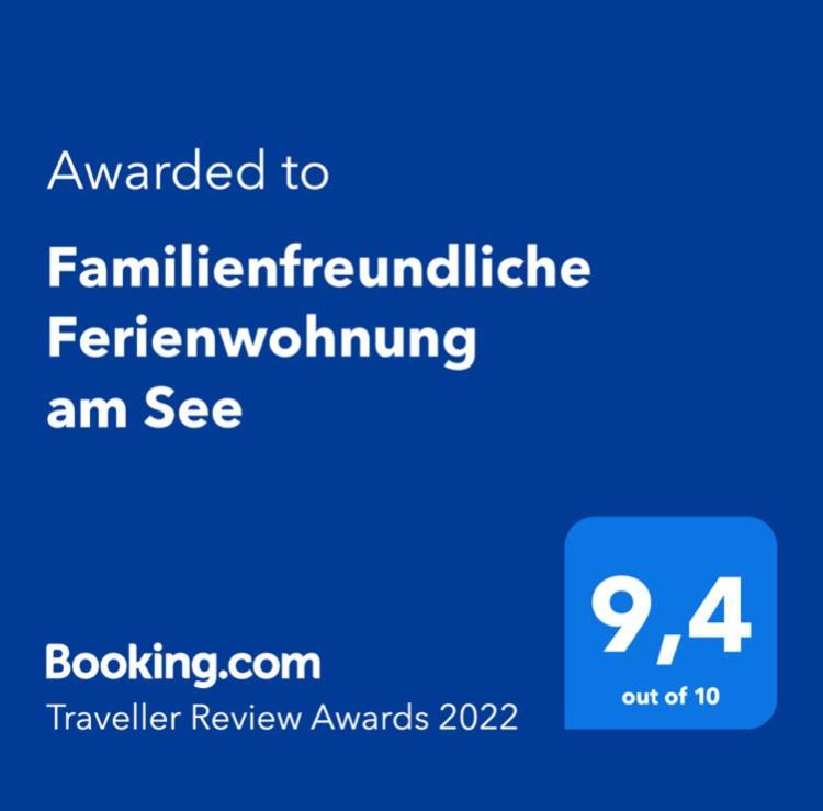 Familienfreundliche Ferienwohnung Am See ซึมเมอร์ดา ภายนอก รูปภาพ